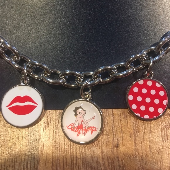 Betty Boop Charm Bracelet - Picture 2 of 5
